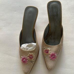 Emporio Armani Vontage Slip on Embroidered shoes